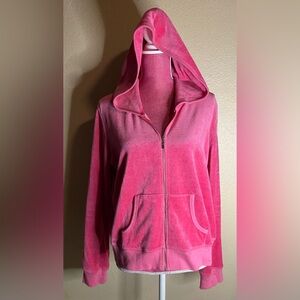 VS plush & lush Pink Women's zip-up Hoodie